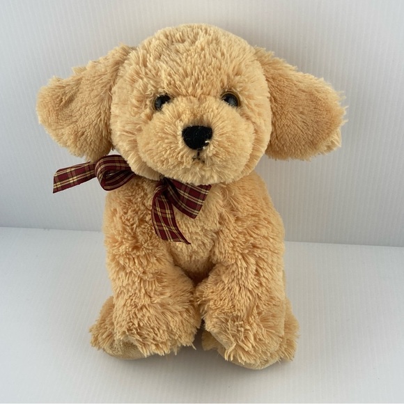 Ty Beanie Goldwyn the Golden Retriever Plush Puppy Dog 9 inch 2009 - Picture 1 of 9
